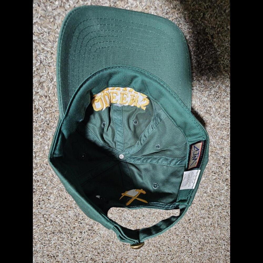 Queen's Mining Green Strapback Hat - image 7